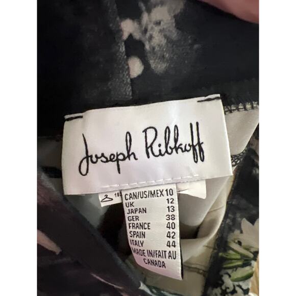 Joseph Ribkoff size 10 floral pull on pants - Picture 4 of 4